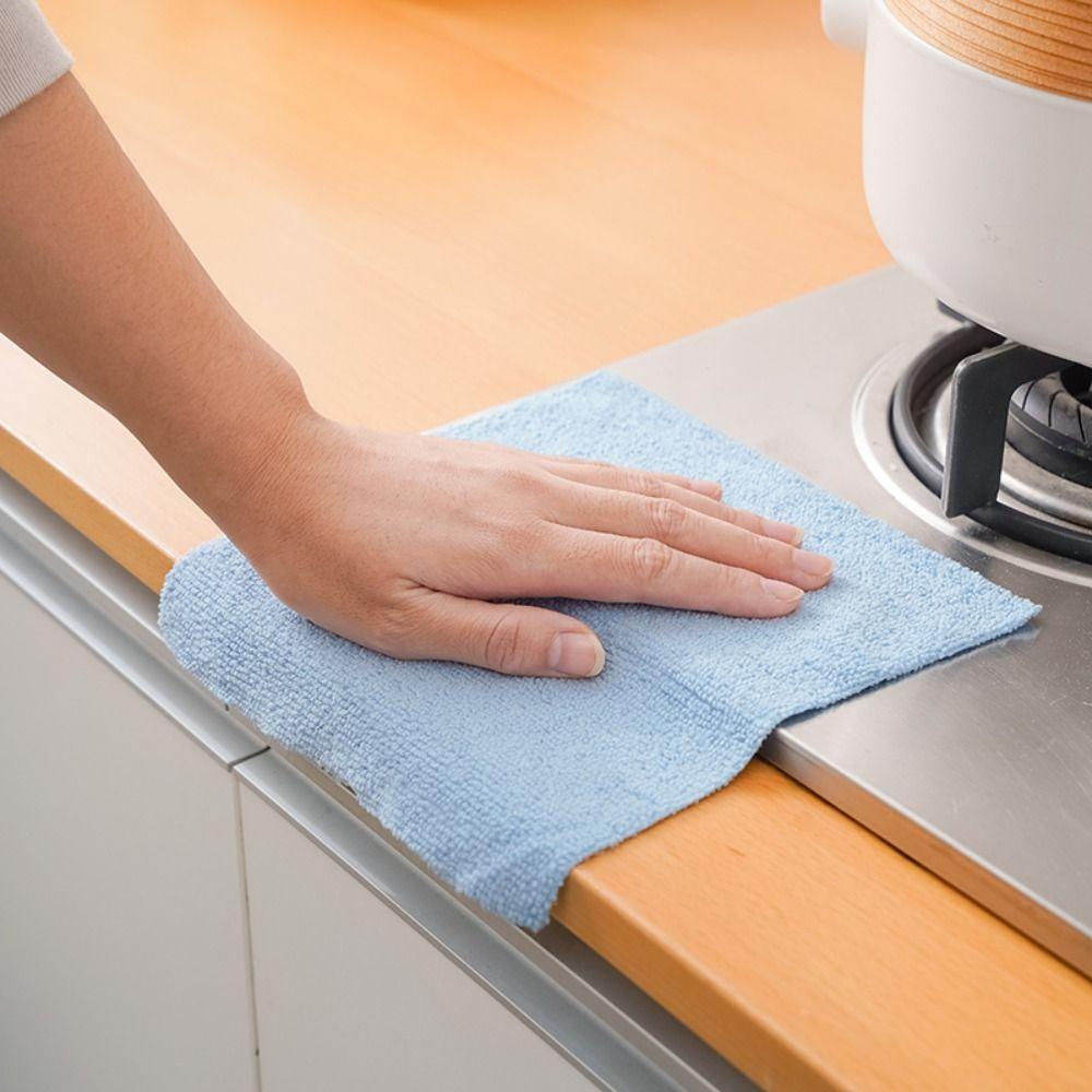 20PCS/Role opakovaně použitelné mikrovláknové utěrky na výměnu kuchyňské čisticí utěrky
