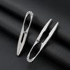 Titaniums Steel Tweezer Outdoor Survivals Travel Small Tweezer for Camping Hikings