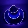 Pearlescent LED Luminous Cowboy Hat Cosplay Party Hats Western Cowboy Hat  Bachelor Party
