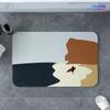 Modern Landscape Painting Diatomite Carpet Non-slip Bathroom Entryway Dirty Resistant Floor Mats Home Decoration