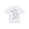 New MLB Boston Red Sox Basic Collection SS25 T Shirt Unisex White 3ATSB6053-43WHS