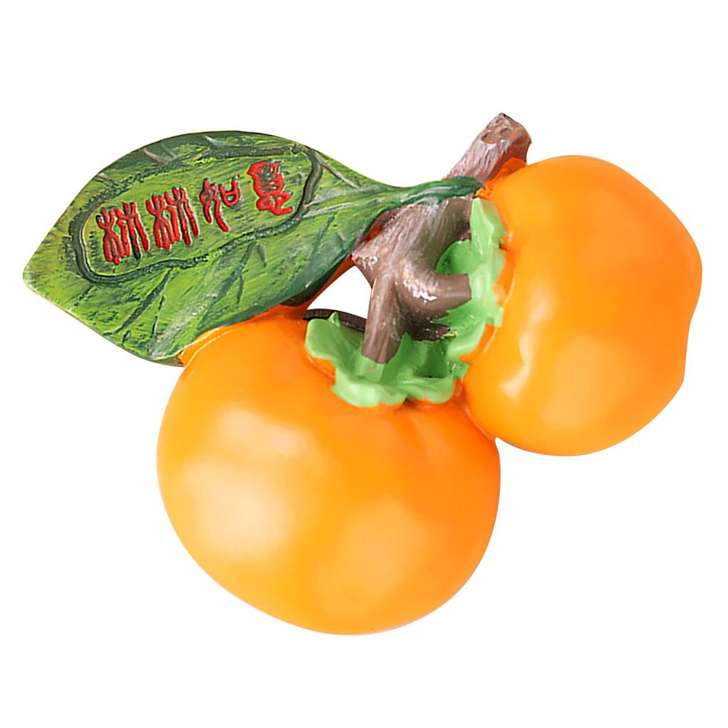 Refrigerator Magnet 3D Fruit Shape Resin Cute Decorative Multi Purpose Fridge Magnet Photo Props