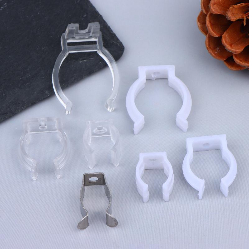 10Pcs T5 T8 LED Neon Fixed Clip Plastic Buckle Connector Holder Anti Slip for Hallway Decorative Tube Lights