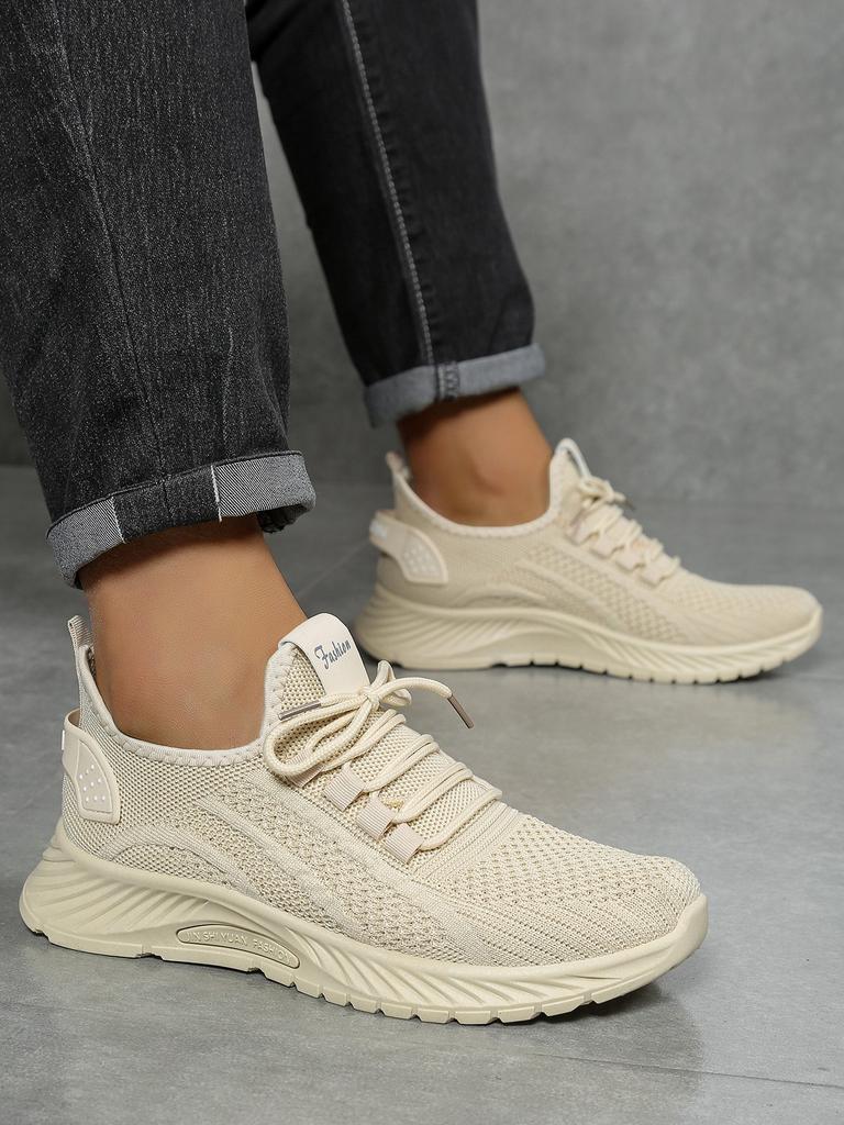 Women Shoes Casual Sneaker Fall New Fashion Leisure Sports Single Shoes  Cross-Border Factory Trend Fly Weaving