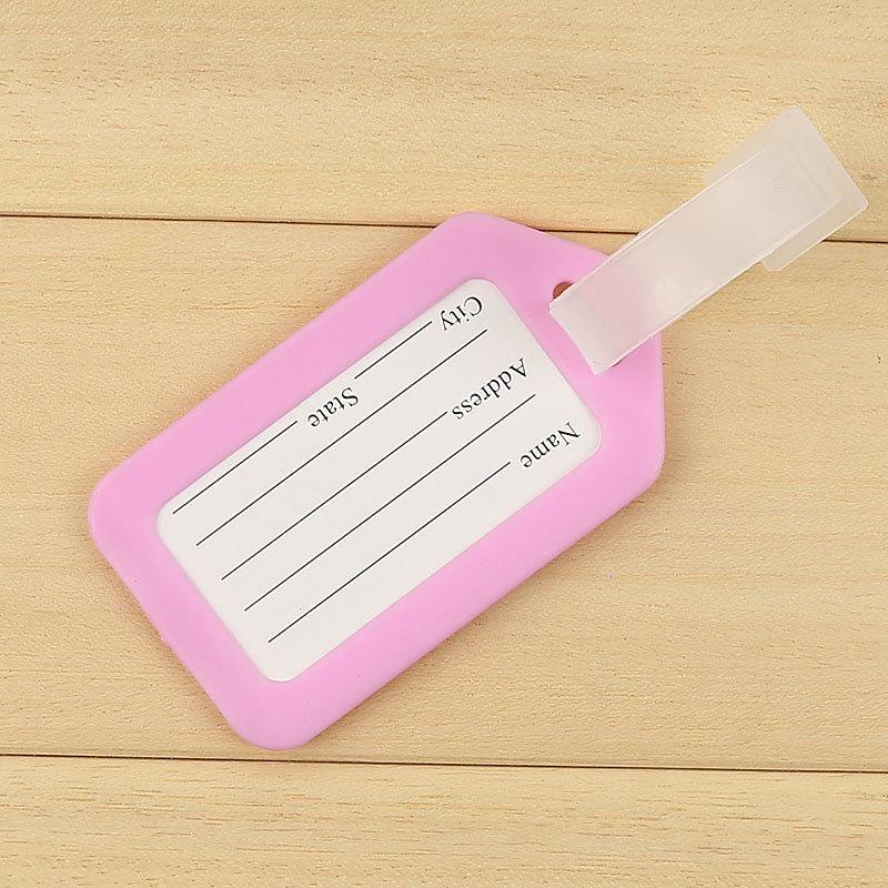 PP Plastic Airplane Boarding Pass Luggage Tag - Suitcase & Bag Name Label Accessory