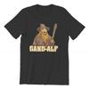 Gand ALF  Animated Series Tops Graphic Crewneck Short Sleeve Man Women T-shirt 100% Cotton Gift Men Clothes Casual Unisex Tshirt