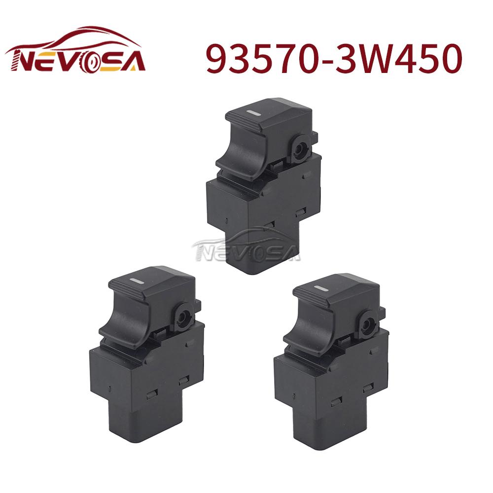 

NEVOSA For Kia Sportage Electric Power Regulator Control Window Switch 935701F400 Car Parts 93570-1F400 93570-3W450 93570-3W450 3PCS Passenger