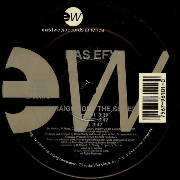 

12inch Record DAS EFX - Straight Out The Sewer 096101 EastWest Record 1992 US Rap & Hip-Hop/R&B Used