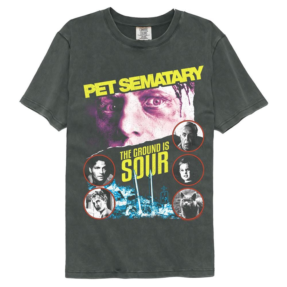 Pet Sematary Movie The Ground Is Sour Cast Photo Collage Men s T Shirt XXXXL