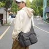 Shoulder Bag Unisex Nylon Multi Pocket Large Capacity Daily Commute