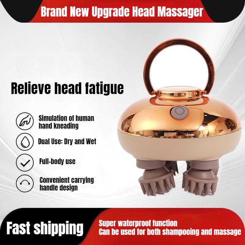 Head Massager IPX7 Waterproof Detachable ScalpRed Light Hair care Sleep Instrument Dragon Claw Hand Massager
