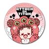 TV Anime On Titan The Final 11th Edition Leather Badge M OA "Attack Season" [Eren] [Round]