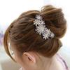 Hair Accessories Hairpins Beautiful Crystal Rhinestone Petal Hair Comb Flower Pin Hair Clip Claws Hairdressing Stylists Headwear