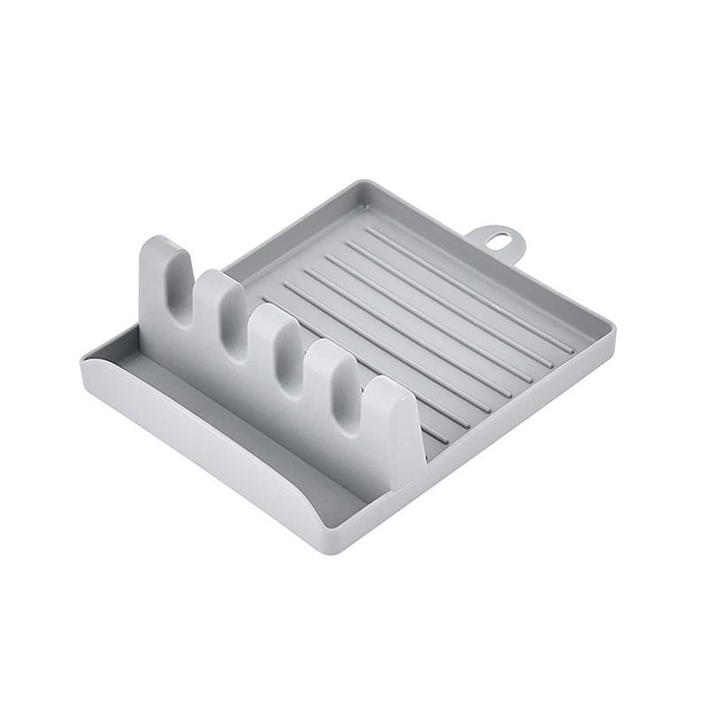 1Pc Paint Brush Rest Holder White Plastic 4 Slots Paintings Brushes Rests Drip Tray Pad For Watercolor Oil Acrylic Painting серый 529₽