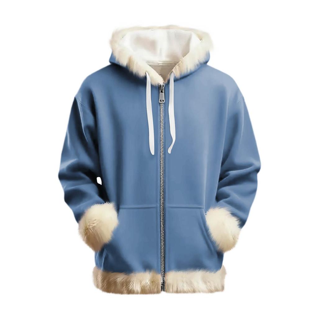 Men's And Women's Unisex Fashion Casual Top Solid Color Long Sleeve Pet Pocket Hoodie Sweatshirt
