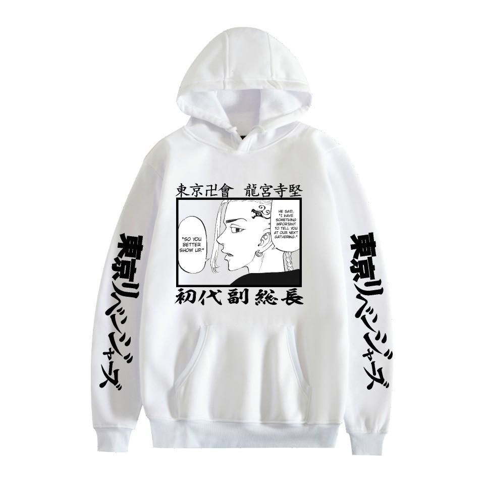 New Anime Print Fashion Casual Hooded Sweater