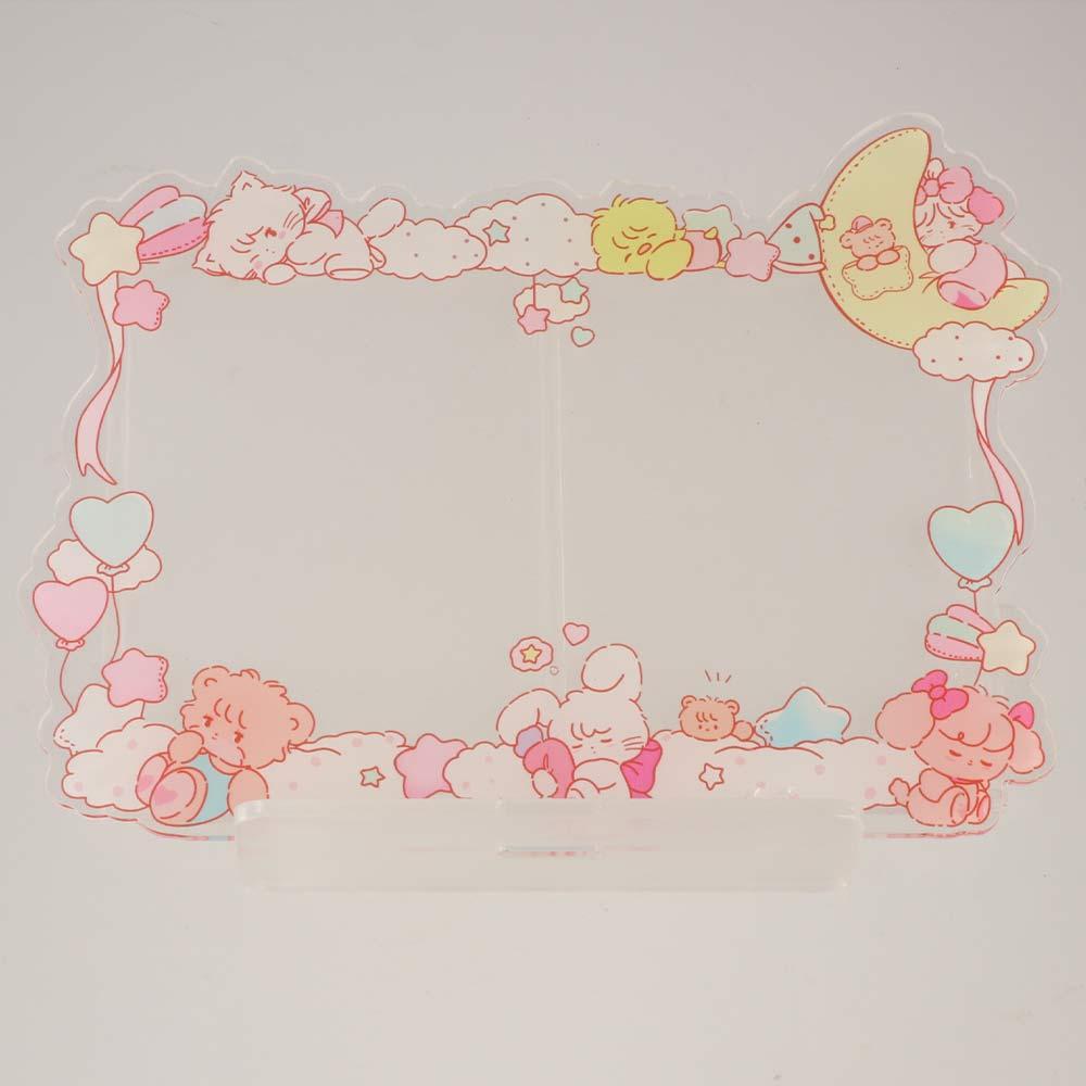 Waterproof Card Protective Case Transparent Photo Frames Photo Card Holder Desktop Ornaments