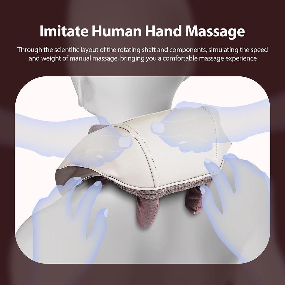 Powerful Neck And Shoulder Massager Shiatsu Kneading Neck And Back Massage Shawl Trapezius Massager Neck Cervical Masajeador