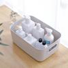 3PCS/SET Plastic Cosmetic Storage Box Stackable Large Capacity Miscellaneous Items Organizer Thick Trinket Storage Basket