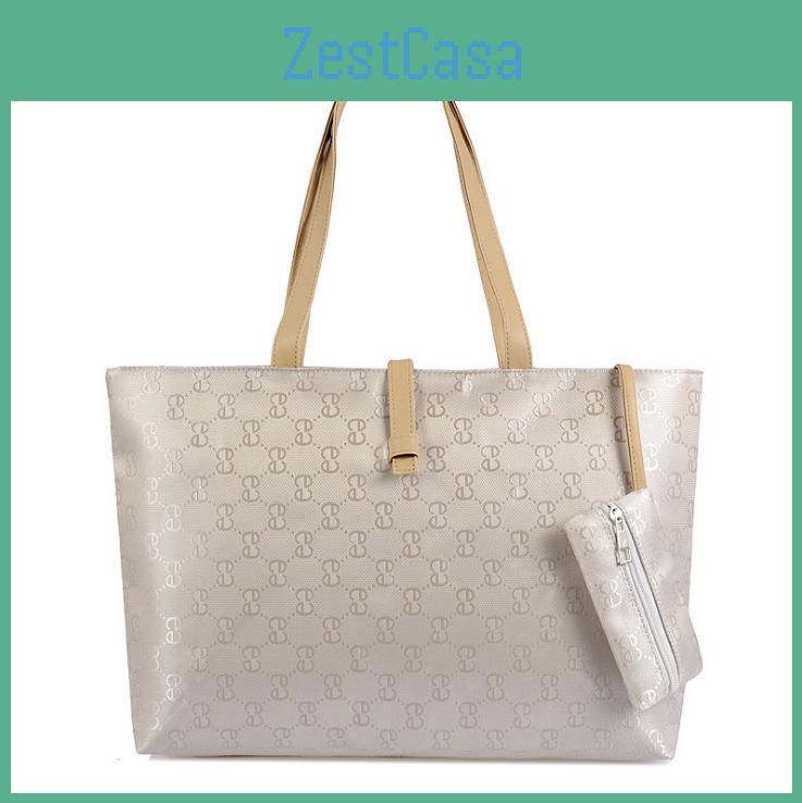 Spacious Ladies Tote Bag Heavy Duty Large Capacity Reusable Shopping Bag For Work Or Travel