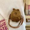1 Piece Stuffed Large Capacity Capibala Crossbody Bag Animal Cartoon Capybara Plush Backpack Cotton  Couple Bag