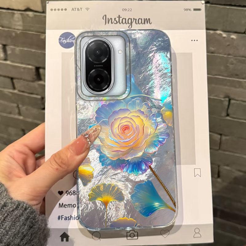 

Luxury Flowers Green Bamboo Women Case For Xiaomi Redmi Note 14 Pro 14C 13C 10 9A 9C 13 12 11 10S 9 8 Plus A5 A4 A3 A2 A1 Cover Redmi A1 білий