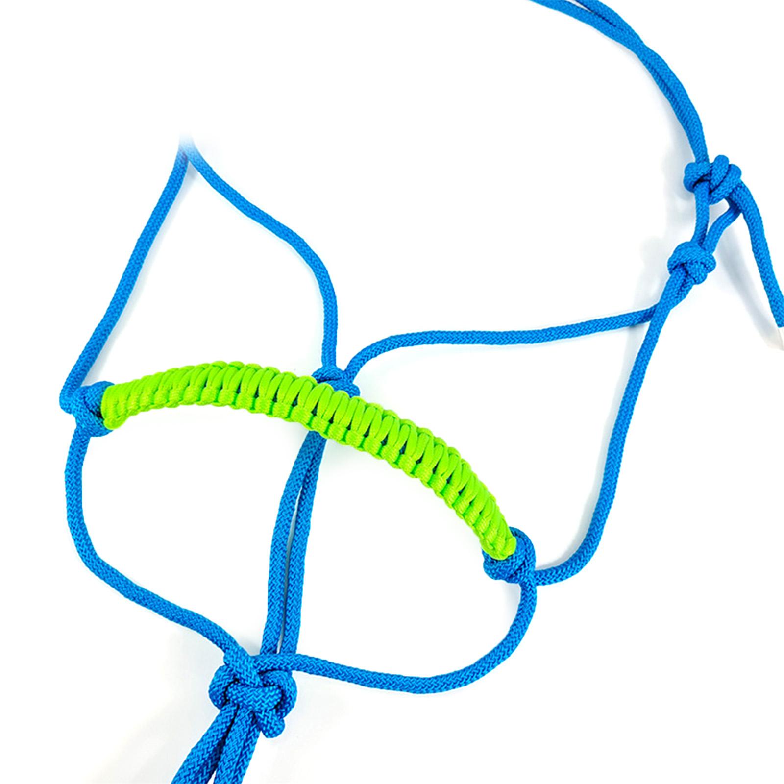 

Узел для недоуздка для лошади Тренировочный оголовник Лямка Веревка Износостойкая Веревка Недоуздок Регулируемый Недоуздок для верховой езды Прочный 4