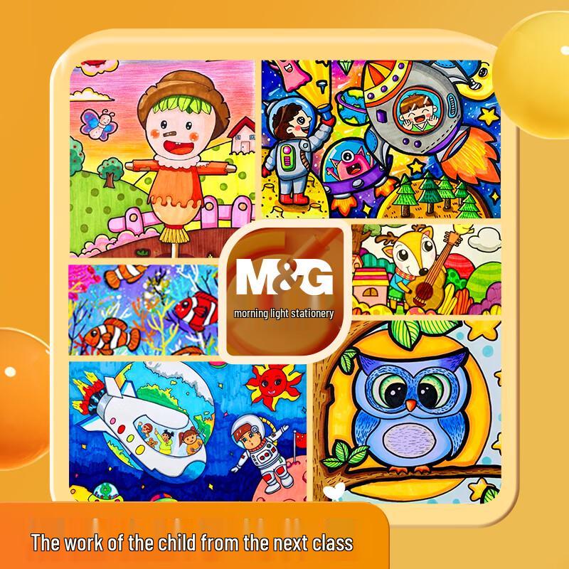M&G Food-Grade Dual-Tip Markers for Kids