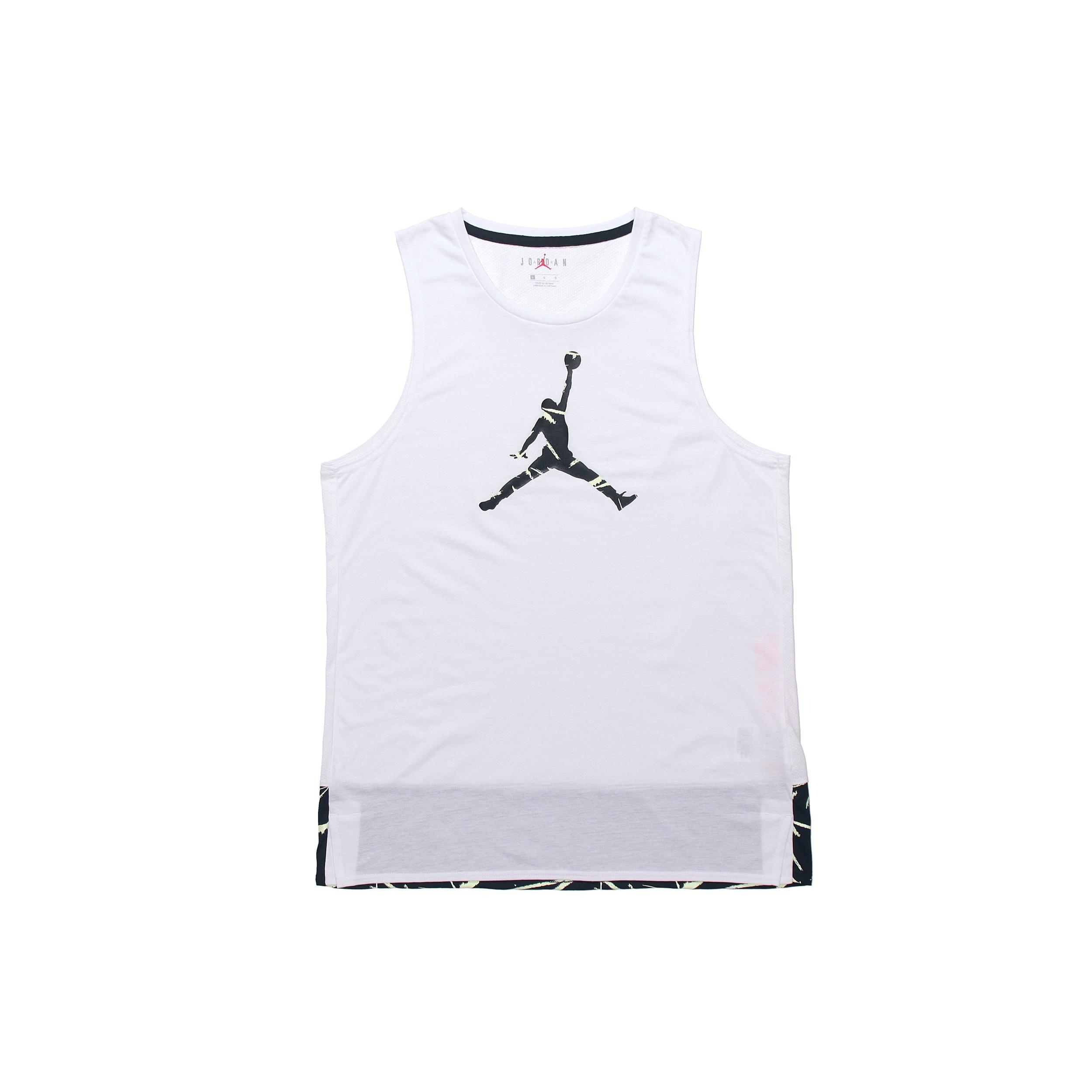 Air Jordan 23 Alpha Dongdan Basketball Vest Male White Men s CW7082-100 XS