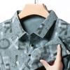 Men's Polo Shirt Lapel T-Shirt Summer Ice Silk Breathable Print Short Sleeve Business Casual Office Menswear