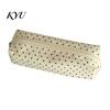 Soft Fabric Art Supply Holder Polka Dot Pencil Case, Stationery Organizer Pouch, Cute Makeup Portable Cosmetic Bag for Women Zipper Closure Pen School