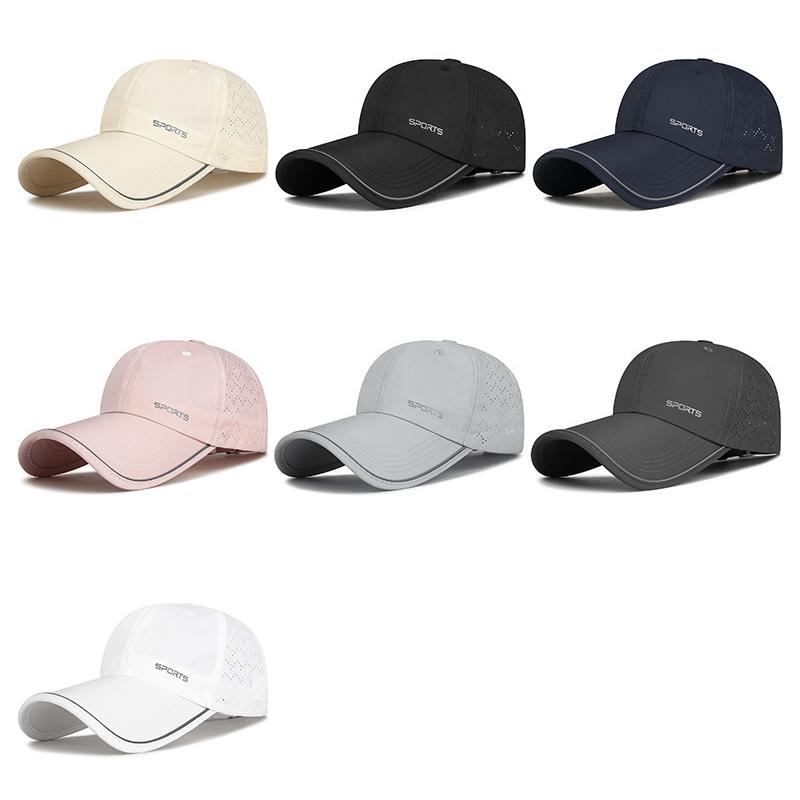 Spring Summer Thin Baseball Cap Men Women Sunshade Sunscreen Cap Outdoor Travel Breathable Mesh Quick-Drying Cap