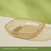 1pcs Transparent Fruit Plate Salad Dessert Snack Storage Tray Home Kitchen Tableware Multifunctional Bone Dish  Holder Sets