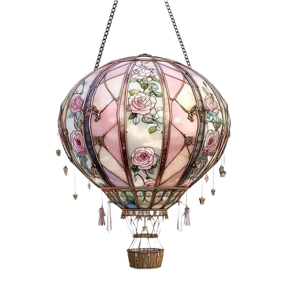 Air Balloon Pendant Sun Catcher Colored Acrylic Wall For Indoor Decor Hanging Window Art Orname K5V2
