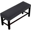 1 Set Solid Colour Pineapple Checkered Home Fabric Bench Cover Non-Slip Full Wrap Elastic Bench Cover Bench Cover