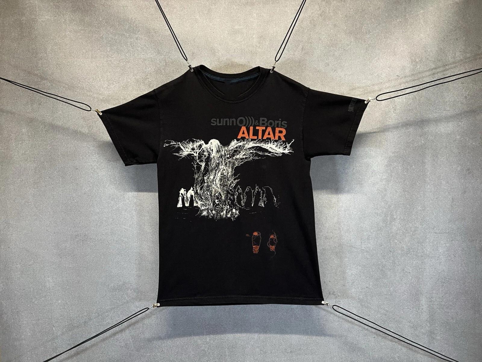 VTG Sunn O))) Altar Tour 100% Cotton T-shirt Mens Tees Top Size All S to 5XL 2F1037 L