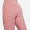 Nike Solid High-Waisted Slim Fit Sports Trousers Women bottoms Stardust-Red DQ5997-618