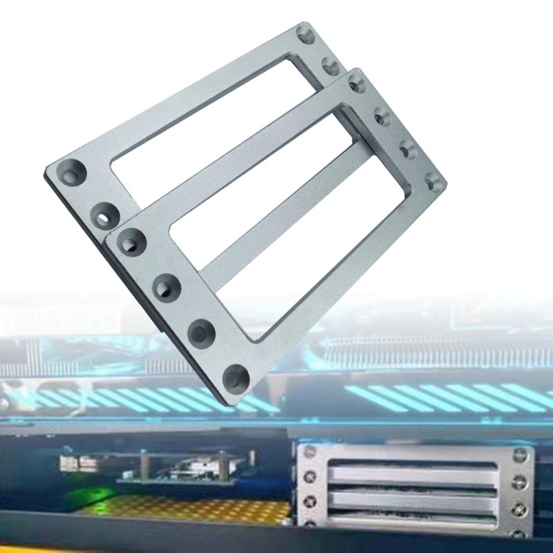 Stackable Aluminum HDD Mounting Frame Optimized For Heat Dissipation for 2.5in Drive Cooling Rack