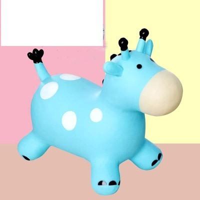 Jouet gonflable pour enfants Cheval à sauter Monture Girafe Jouet d'extérieur Cheval en caoutchouc