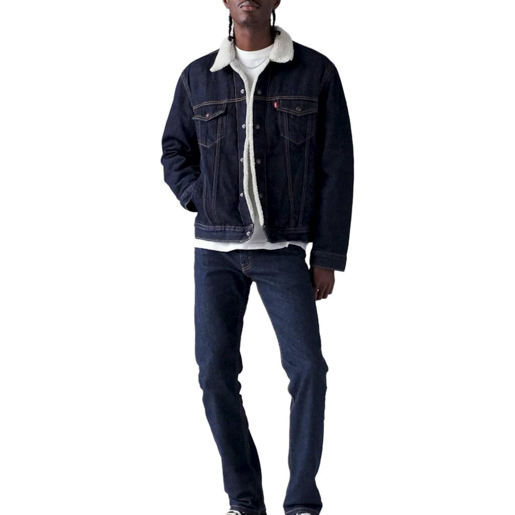 Levis Comfortabel Veelzijdig Warm Eenvoudig Puntkraag Lange Mouw Denim Jas Heren jassen 16365-0271