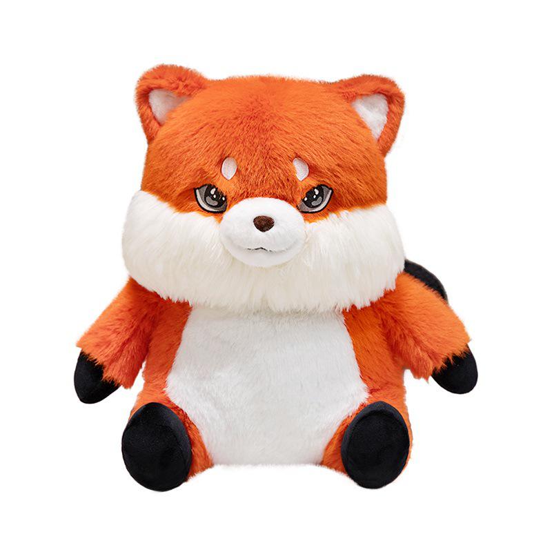 Cute Lying Fox Plush Toy Pillow - Birthday Gift