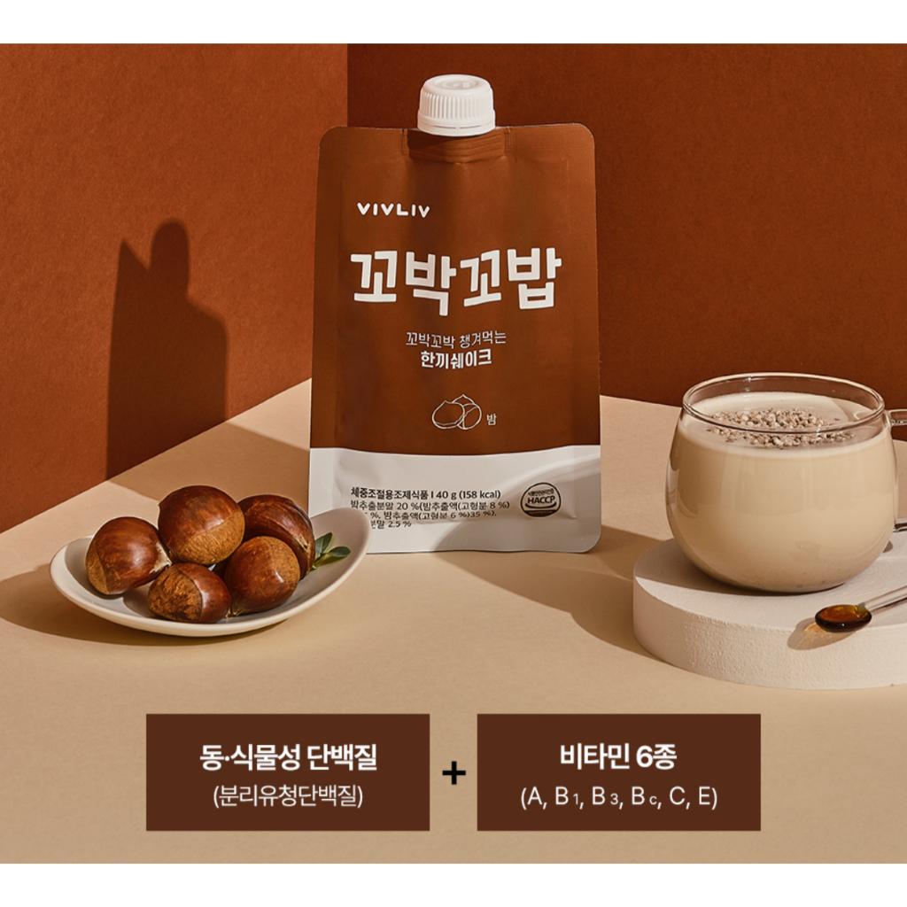 VIVLIV Protein Light Shake Kkobak Kkobab 10 Geschmacksrichtungen