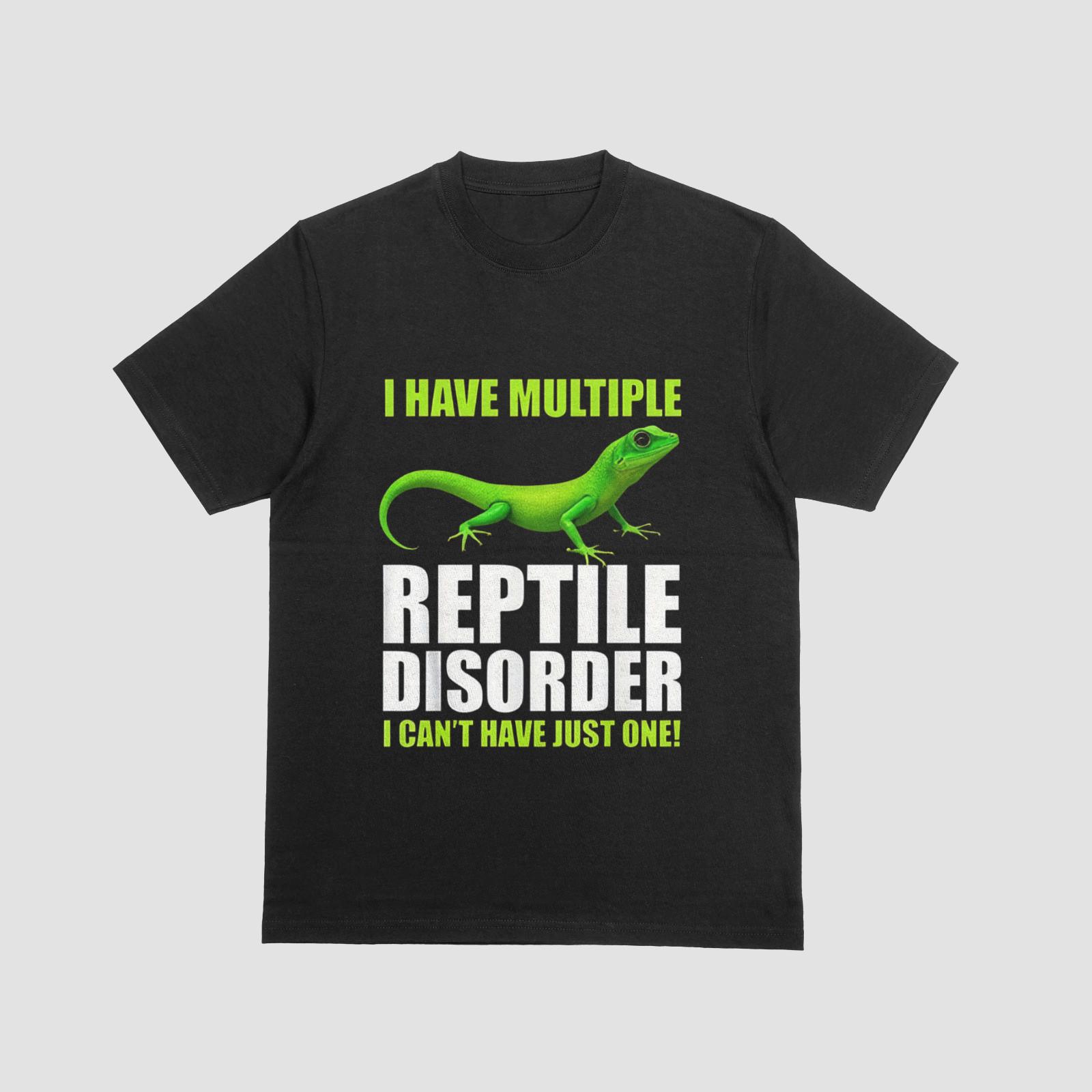 I Have Multiple Reptile Disorder Funny Lizard Reptile Lover Shirt XXXXL
