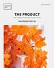 Red Maple Leaf Autumn Vine: Artificial Flower Wall & Ceiling Decor