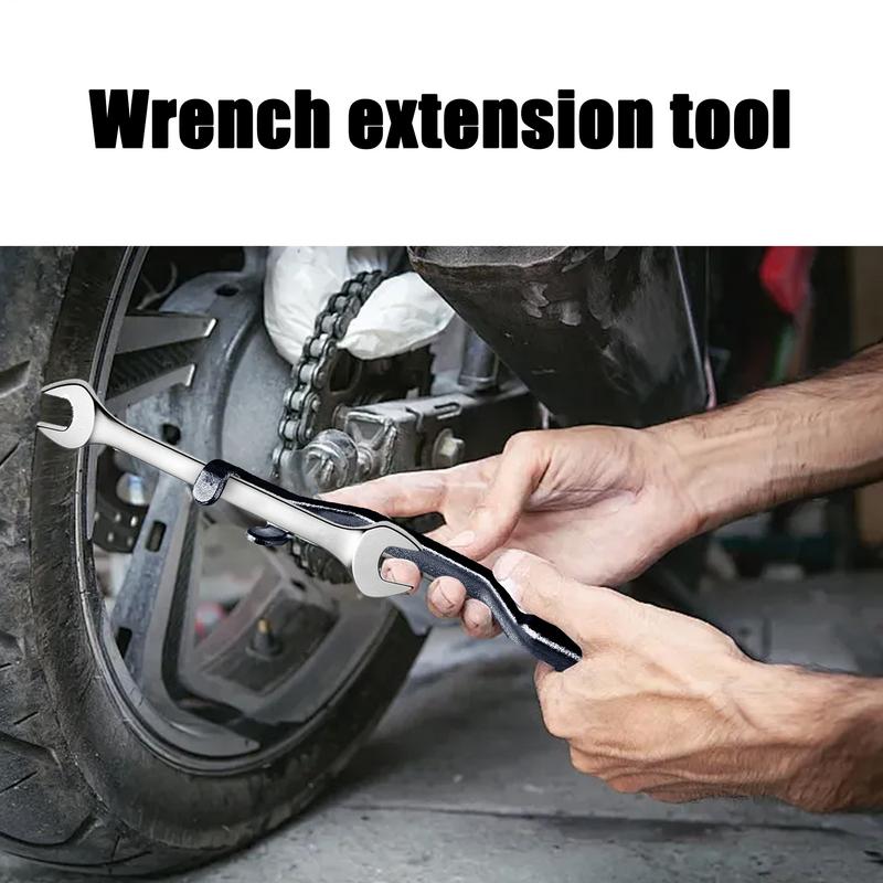 Wrench Extender Tool Bar 15inch Long Universal Torque Adaptor Wrench Extension Torque Amplifier Tool Spanner Extender Tool