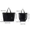 Hand-held Beach Tote Bag Drawstring Cosmetic Organizer Case Durable Mesh Shower Bag  Men/women