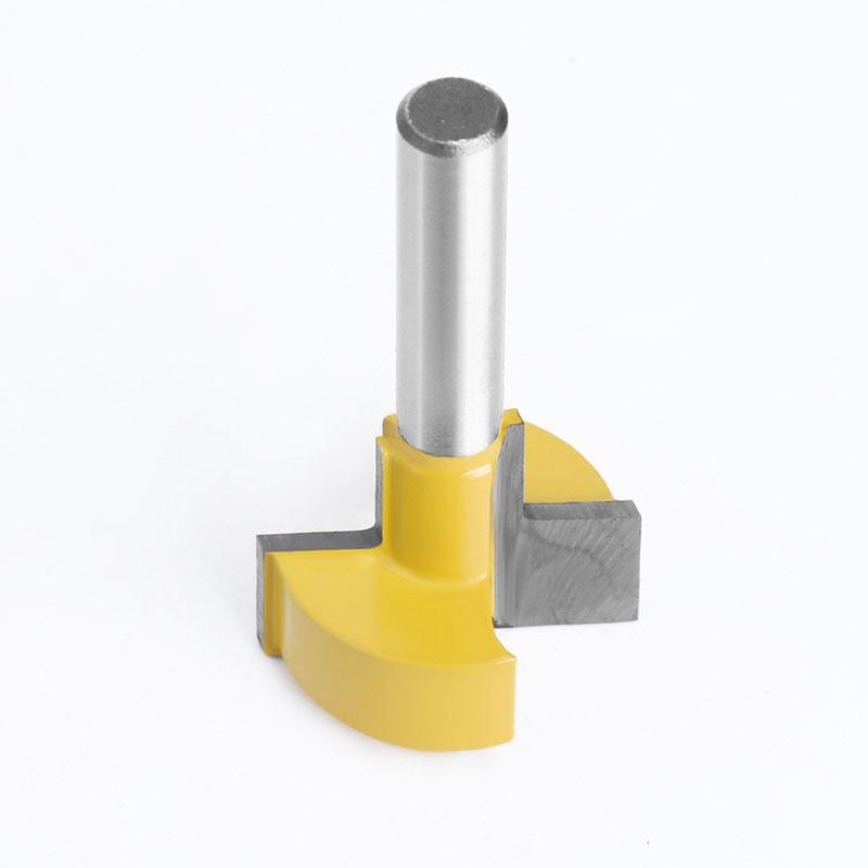 8mm Shank T-Slot Milling Straight Edge Slotting Knife Cutter Router Bits Milling Cutting Handle for Wood Working