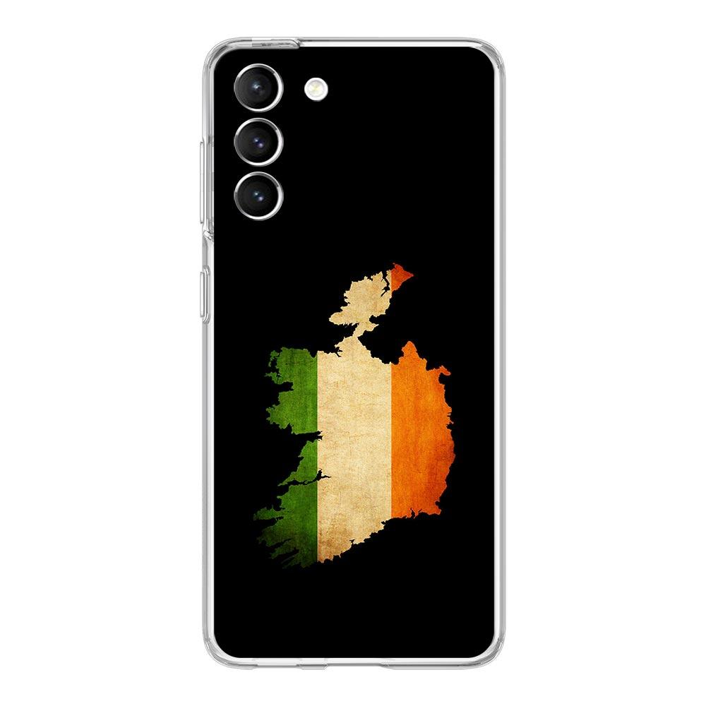 Phone Case For Samsung Galaxy S25 Edge S24 S23 FE S22 Ultra S20 S21 5G S10 Plus S10E Soft Clear Cover Ireland Flag