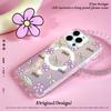 Japanese Korean Style Magnetic Stand Phone Case Compatible and Suitable for iPhone15 14 13 12 11promax xsmax xr 7 8plus Cute Flowers