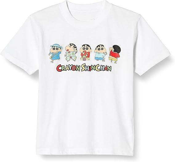 2026 Summer Comic Form Crayon Shinchan Image 100 Cotton Printed Oversize Casual Tshirt Adult Children Parentchild Top y2k